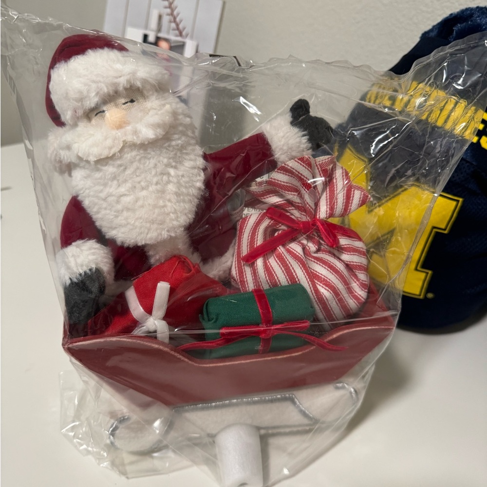 New Pottery Barn Kids Santa's Sleigh Christmas Stocking Holder